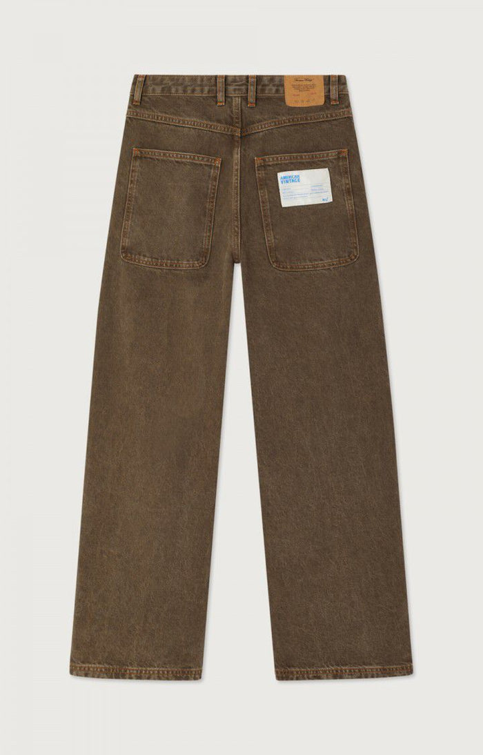 American vintage jeans denim OSH11BH26 5pockets delave brun