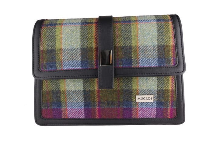 Aoife Mucros Bag - Olive Berry Plaid