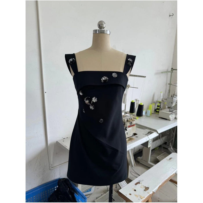 Black less beaded cost effective version in stock / M