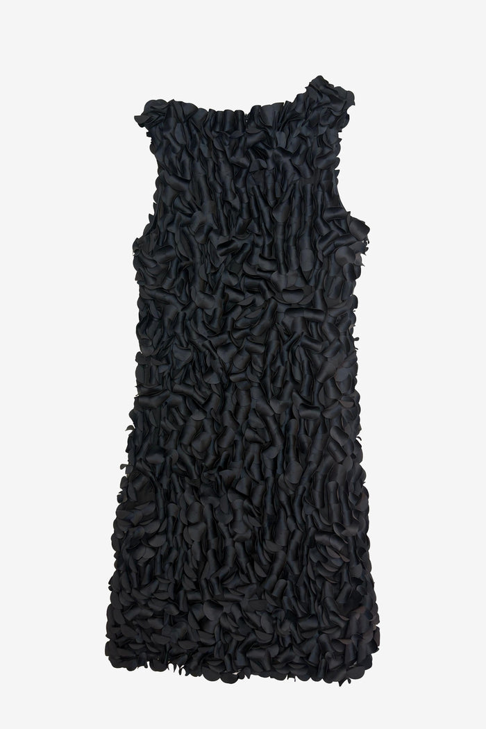 BCBG MAXAZRIA Black Petal Mini Dress