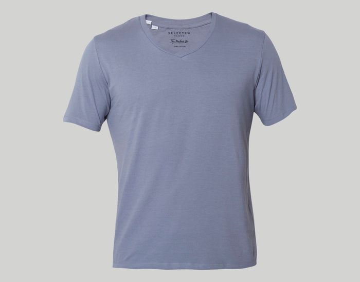 Blue V-Neck T-Shirt