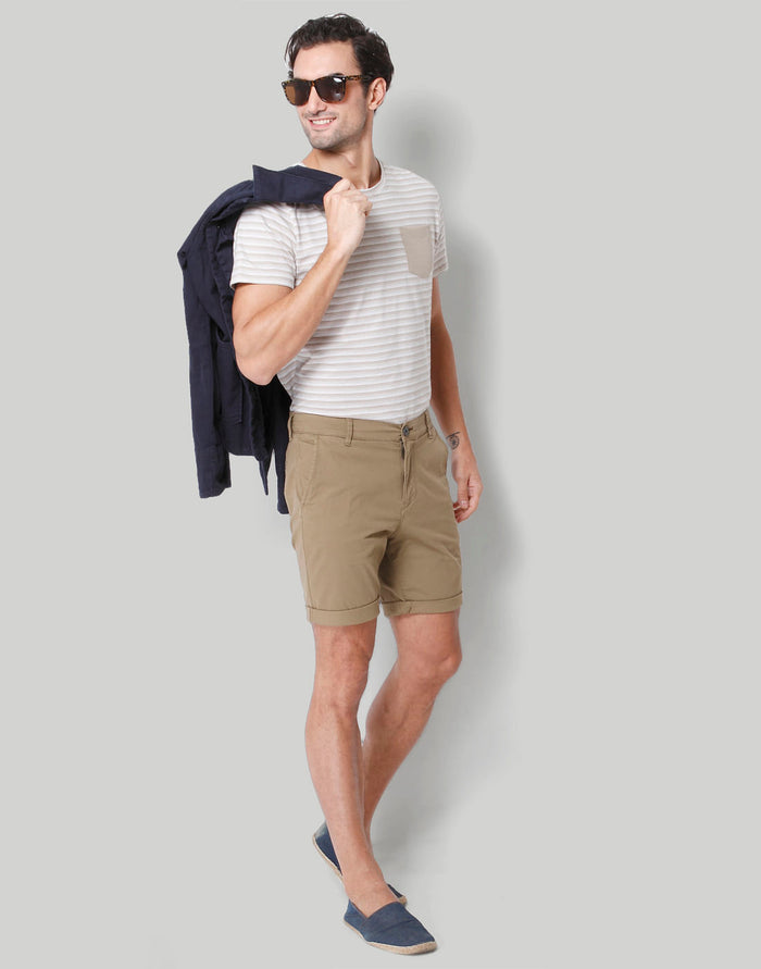 Brown Chino Shorts