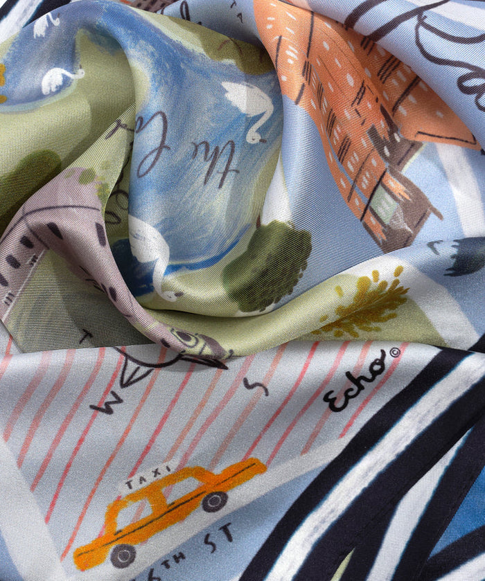 Central Park Silk Bandana - The New York Public Library Shop