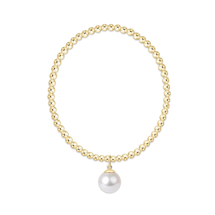 Classic Pearl Charm Bracelet