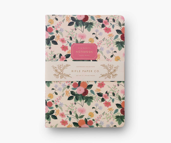 Dahlia Stitched Notebook Set - The New York Public Library Shop