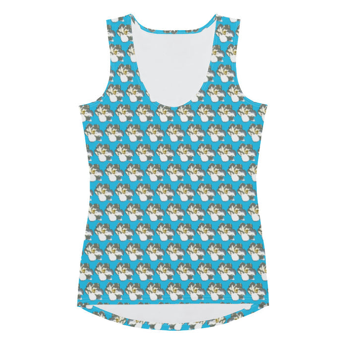 Descendants of the Islands Magnolia Blue Cut & Sew Tank Top