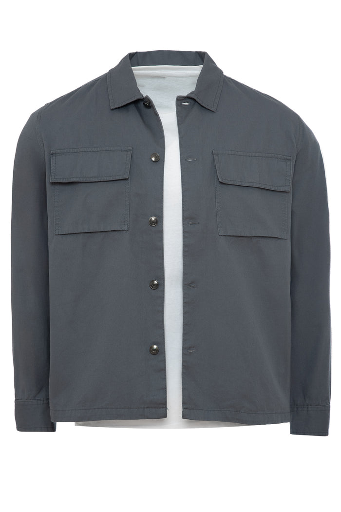Dual Chest Pocket Shacket