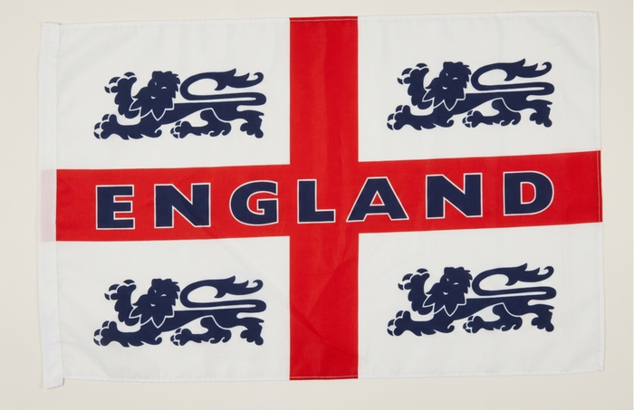 England Football Flags — Pack of 3