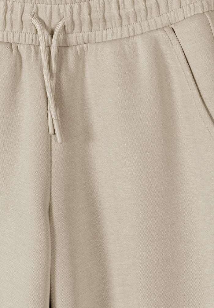 Wide Leg Joggers, Beige, Cargo Pockets - 4