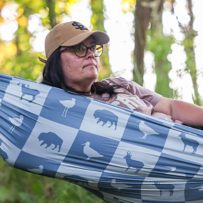 Grand Trunk X Grow The Flow: Great Salt Lake Double Hammock with Straps