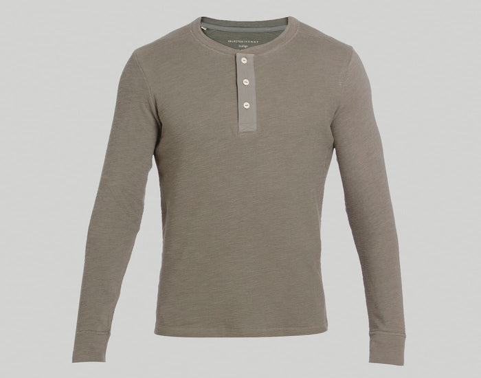 Green Henley T-Shirt