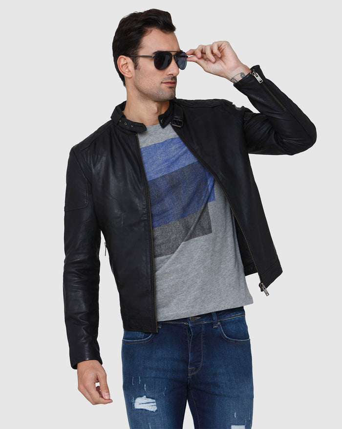 Grey Printed Crew Neck T-Shirt