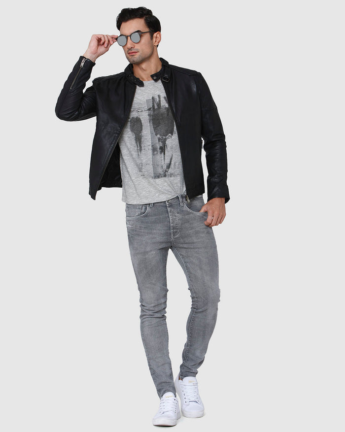 Grey Slim Fit Jeans