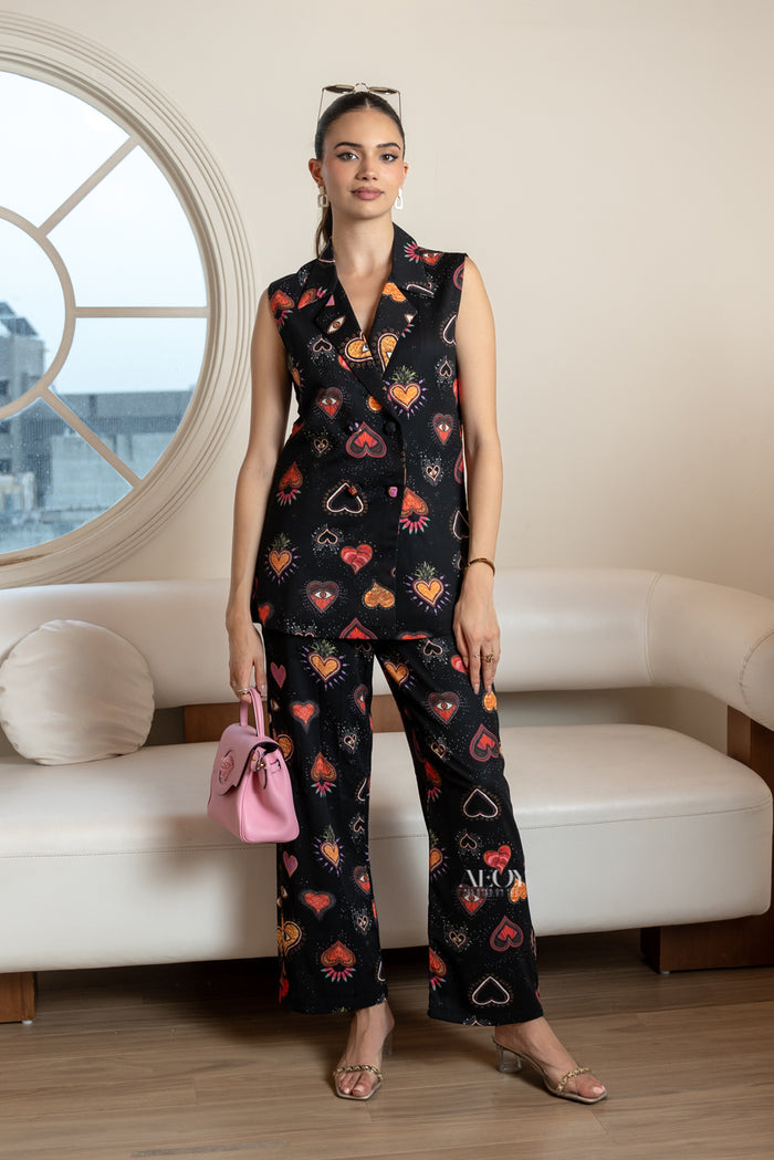 Stylish blazer co ord party outfit