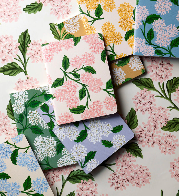 Hydrangea Pocket Notebook Boxed Set