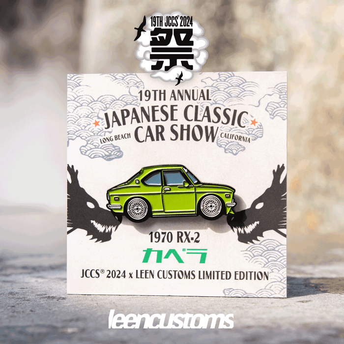 JCCS® 2024 x Leen Customs Exclusive Pins Skyline R32 AE86 Coroola Hachiroku RX2 Civic