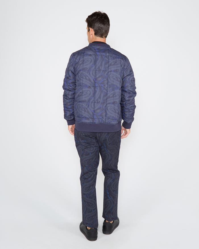 JENKIN REVERSIBLE BLOUSON JACKET - BLACK