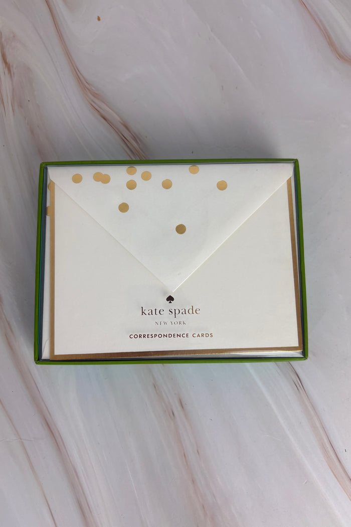 Kate Spade Boxed Correspondence Cards with matching envelopes