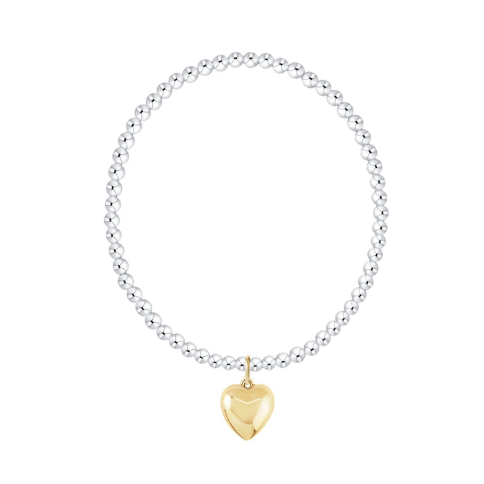 Love Plush Gold Charm Bracelet