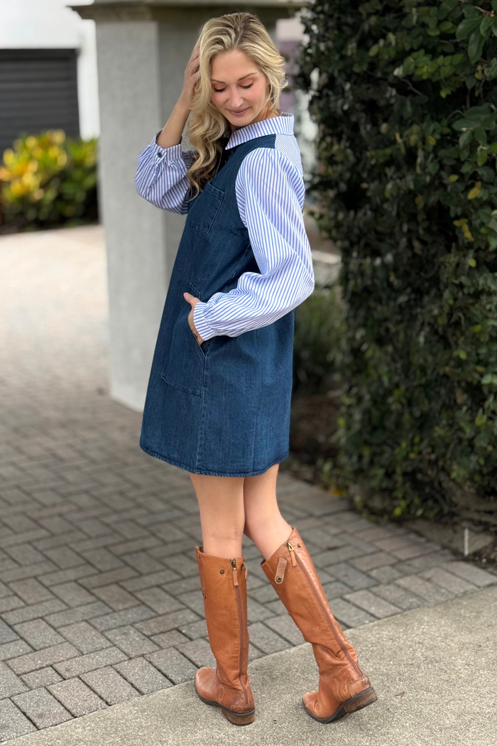 Marlowe Denim Shirt Dress