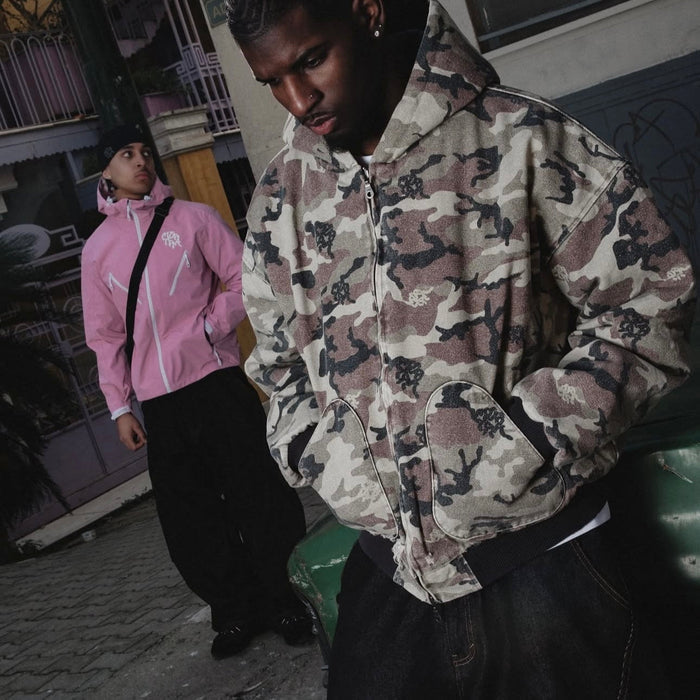MERTRA Monogram Shell Jacket Pink