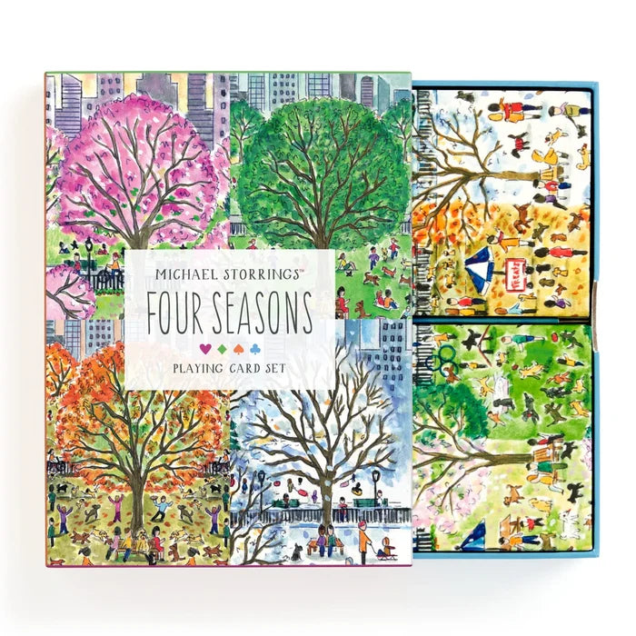 Michael Storrings Four Seasons Playing Card Set - The New York Public Library Shop