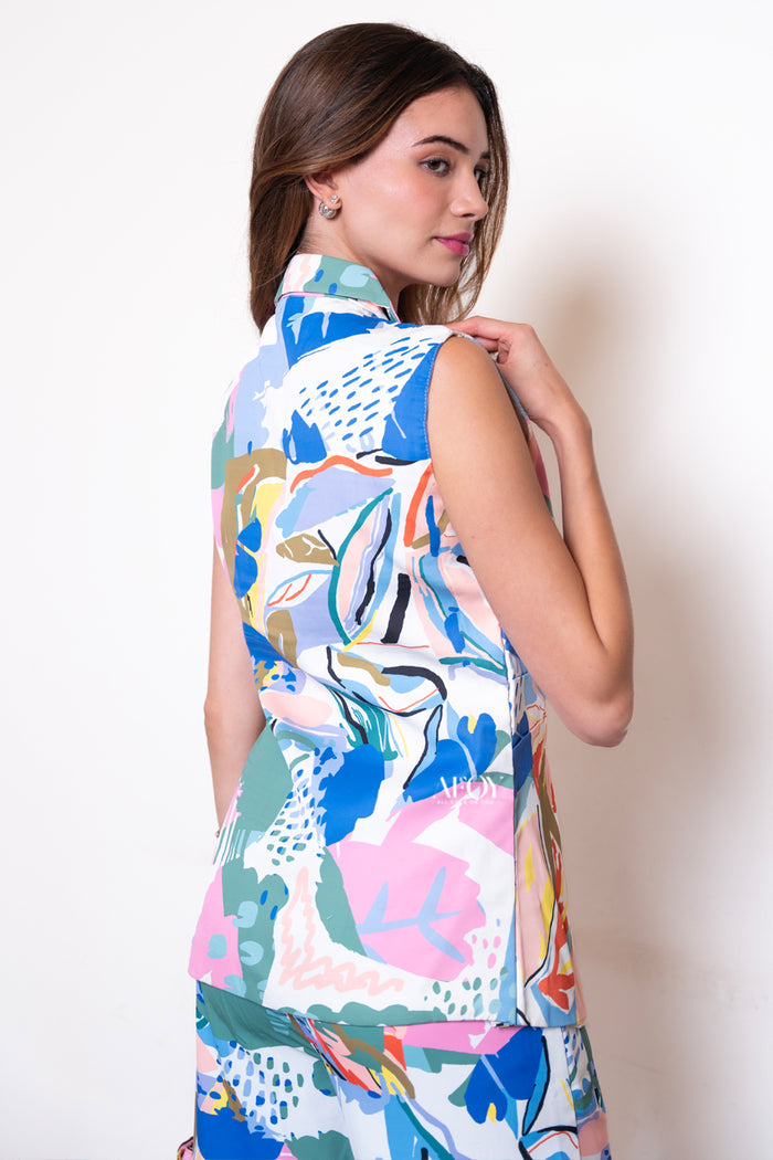 Multicolour Printed Co-Ord Set