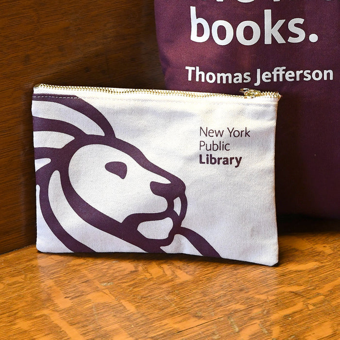 NYPL Thomas Jefferson Pouch - The New York Public Library Shop