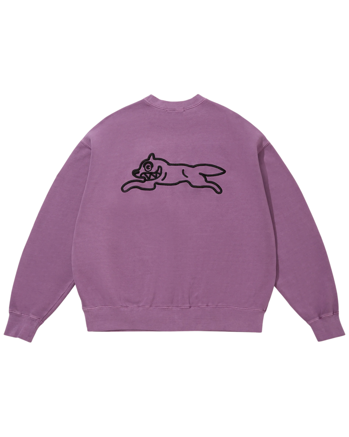 Overdyed Sweatshirt Running Dog
