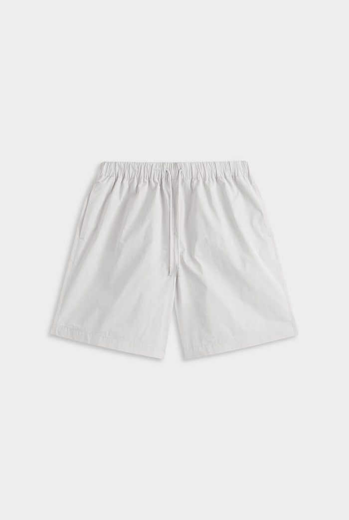 Oversized Nylon Short - Light Grey