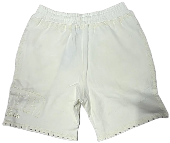 Paper Money - Destroyer Shorts - White - Clique Apparel