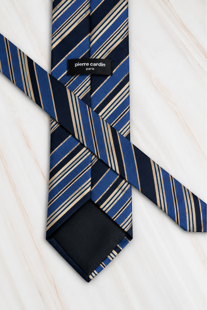 Pierre Cardin Riviera Stripe Silk Tie