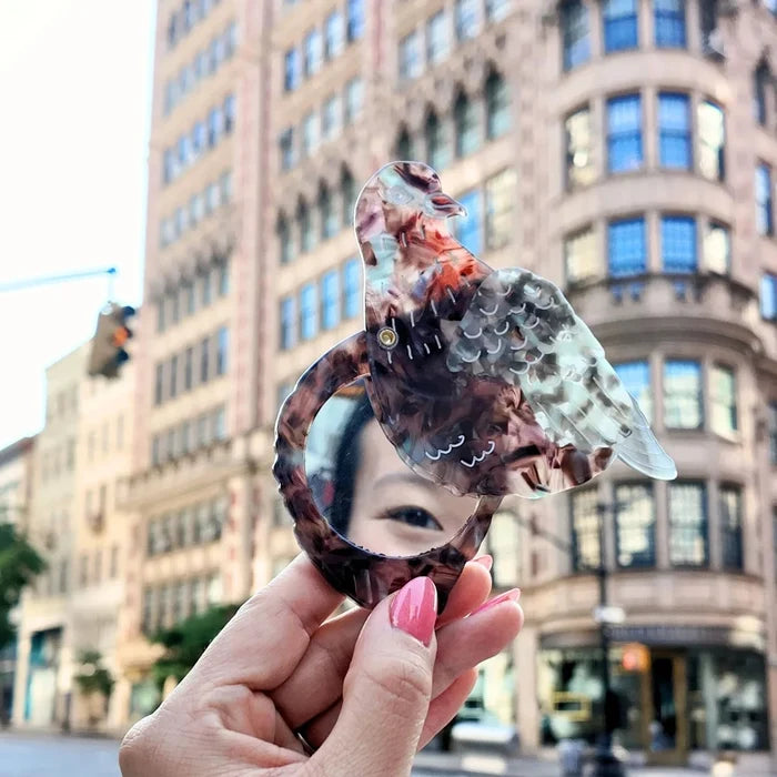 Pigeon Compact Mirror - The New York Public Library Shop