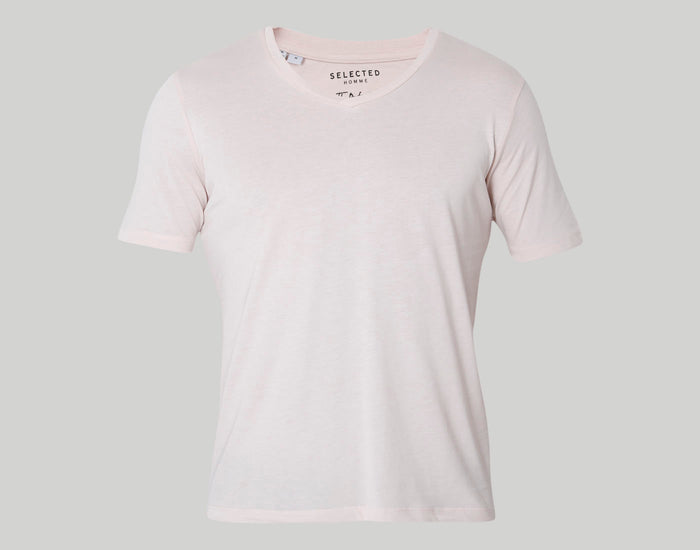 Pink V-Neck T-Shirt