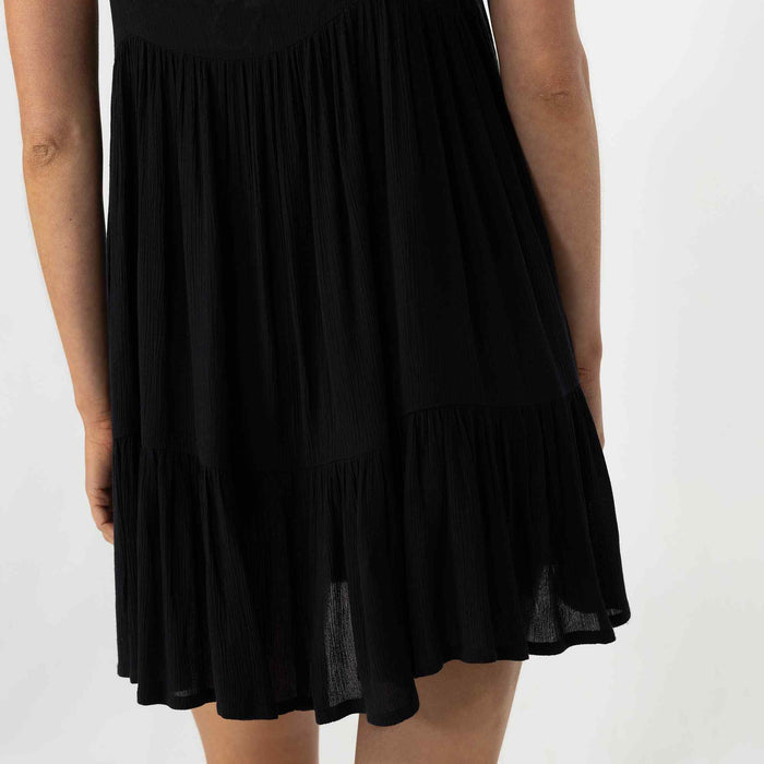 Saltwater Solids Rilee Overswim Dress - Black