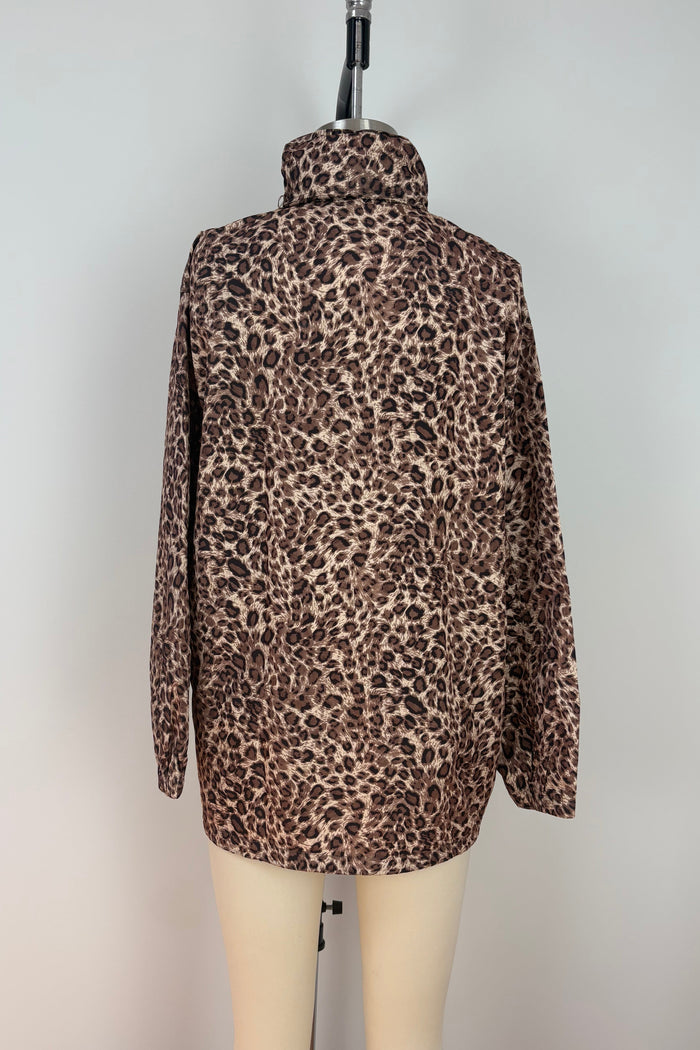 S.Bernard For Dunnes Leopard Print Zip Jacket