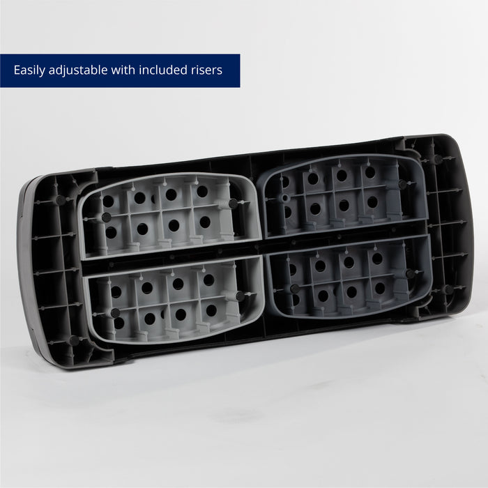 Scratch and Dent - 4" - 8" Aerobic Step w/ Risers 31" Exercise Stepper - FINAL SALE