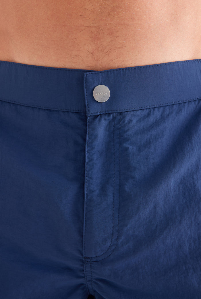 Solid Snaplock Swim Short - Navy