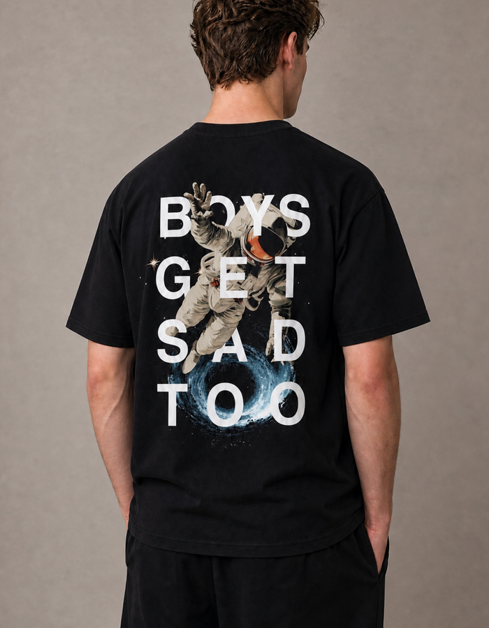 SPACEMAN TEE BLACK