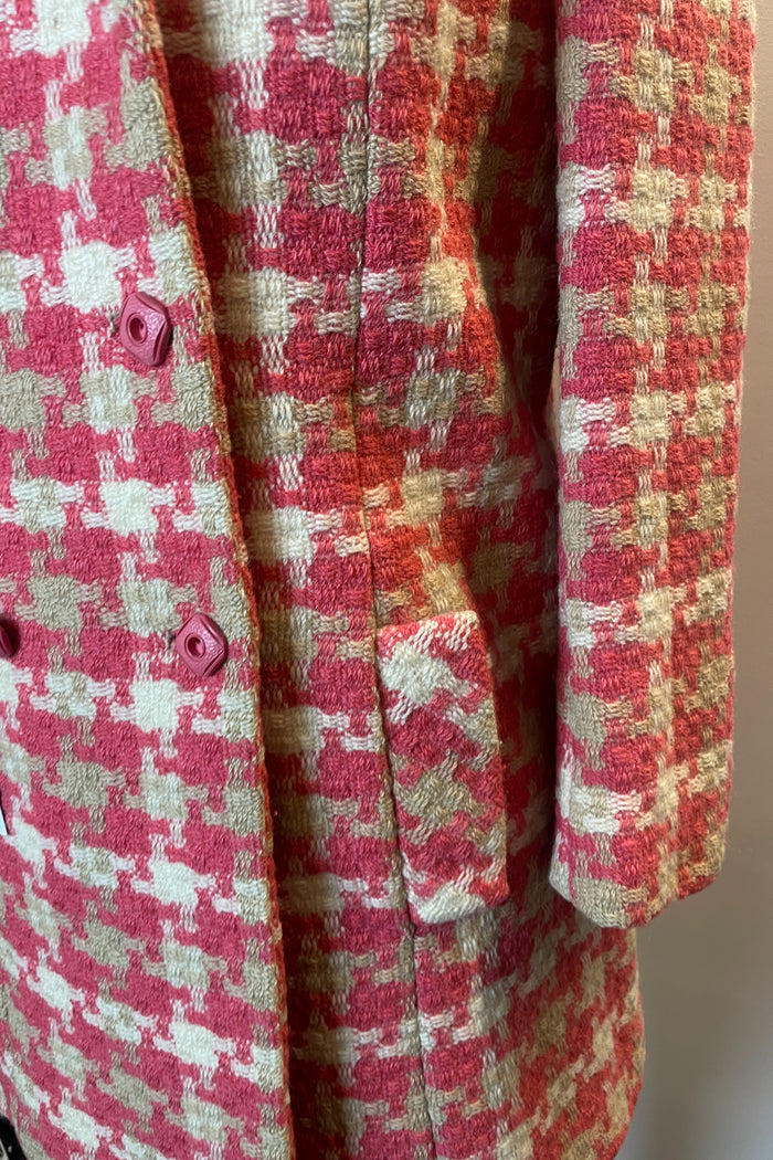 Suitmaster Pink Houndstooth Blazer image 3