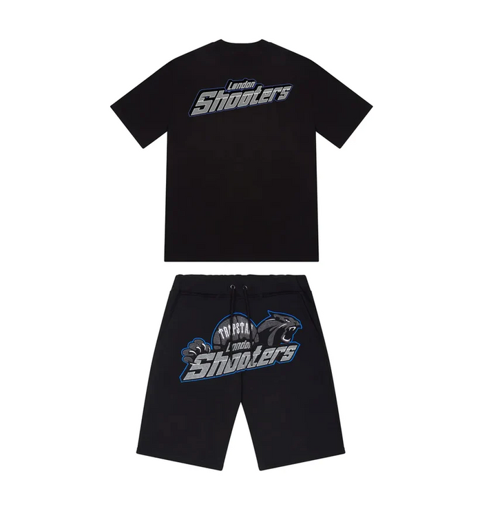 Trapstar Shooters Short Set Black Ice Flavours