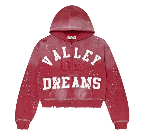 Vale Forever - Classico Zip Up Ruby - Red - Clique Apparel
