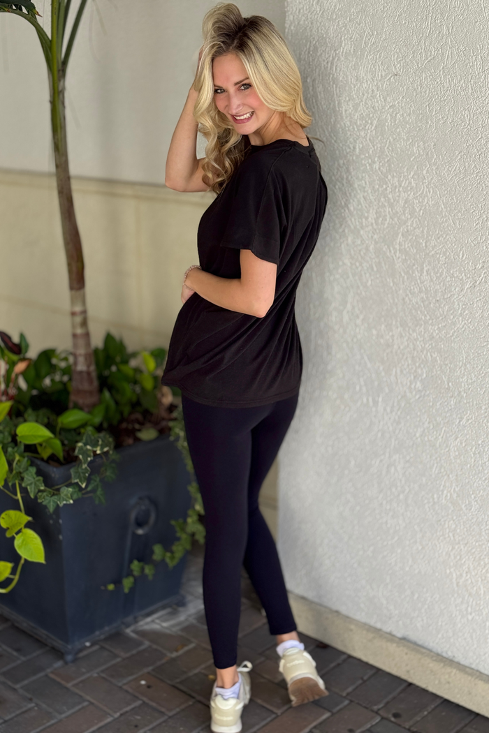 Venice Cloud Light Contour High-Waisted Leggings – Black