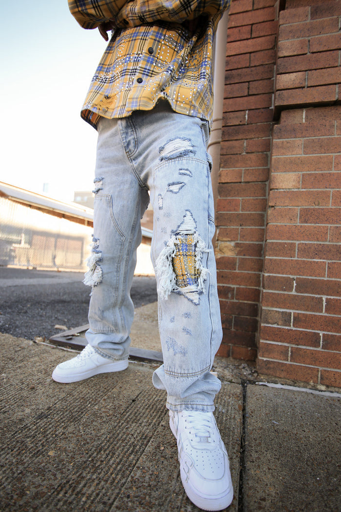 Vero Santi - Rectifier Straight Leg Carpenter - Blue TH-20 - Clique Apparel
