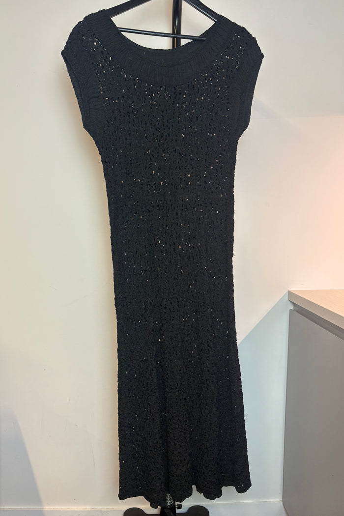 Vintage Glengyle Designs Black Maxi Dress