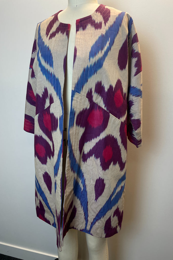 Unbranded Watercolour Longline Coat image 3