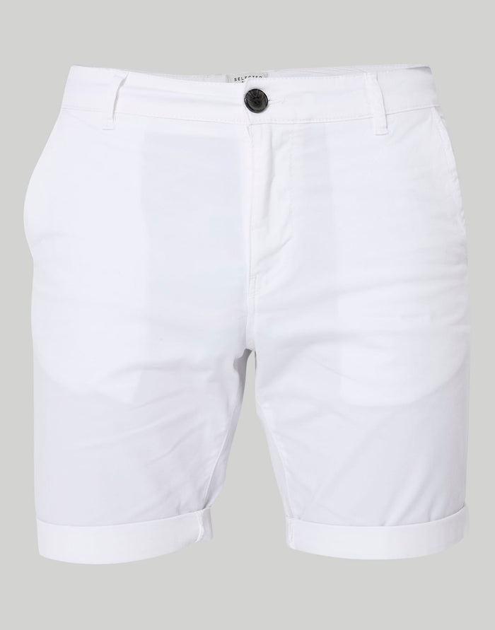 White Chino Shorts