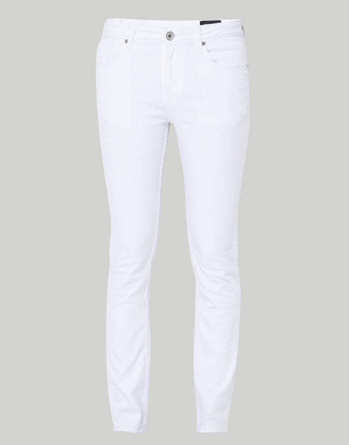 White Regular Fit Jeans