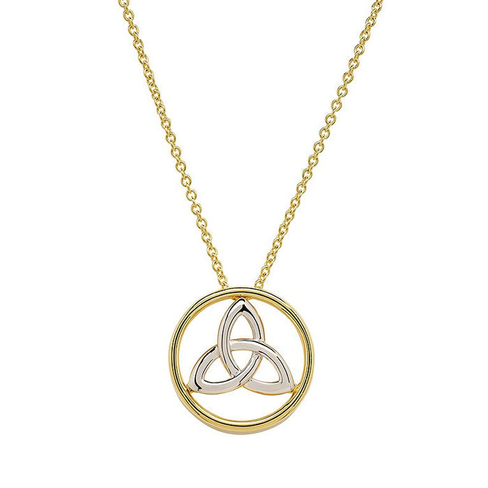 14kt Gold Vermeil Trinity Necklace