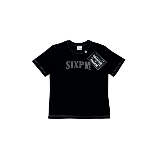 6PM x True Religion Rhinestones Tee Black